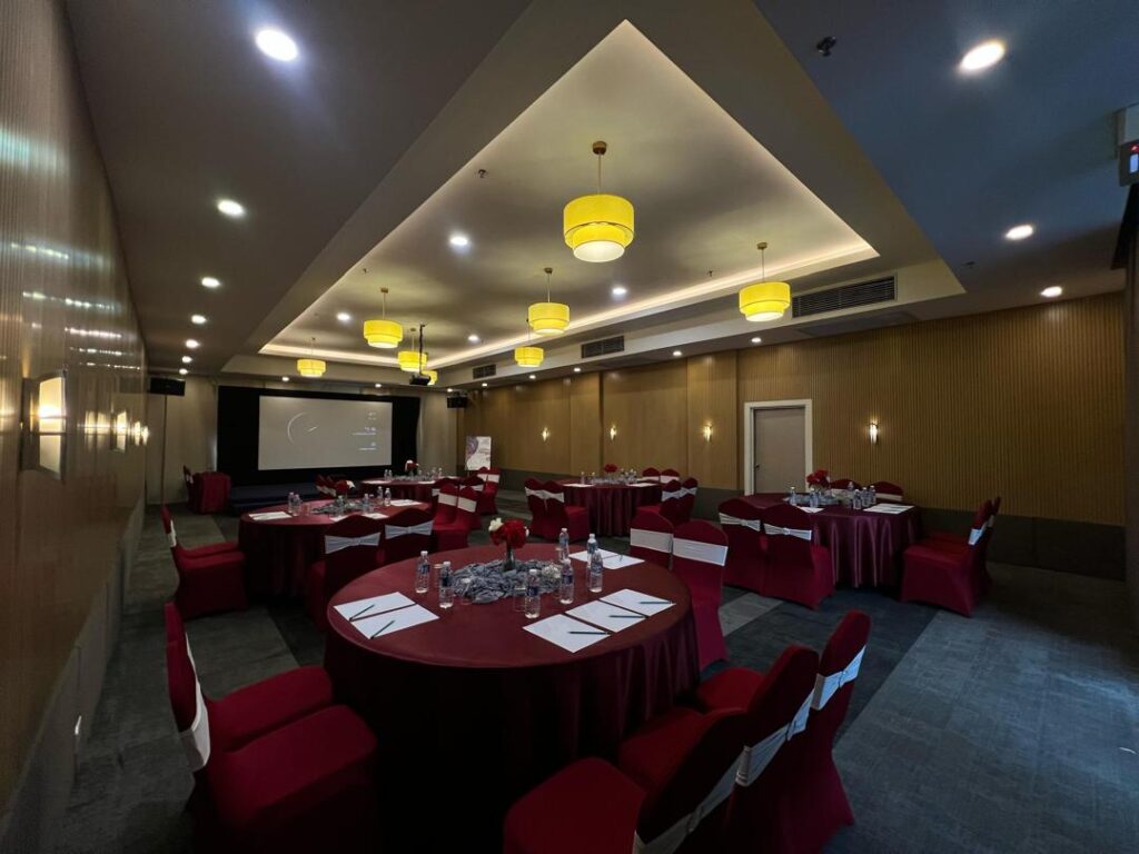 Living Hall 1 at Livingston Hotel Sandakan on Level 2 showing spacious interior