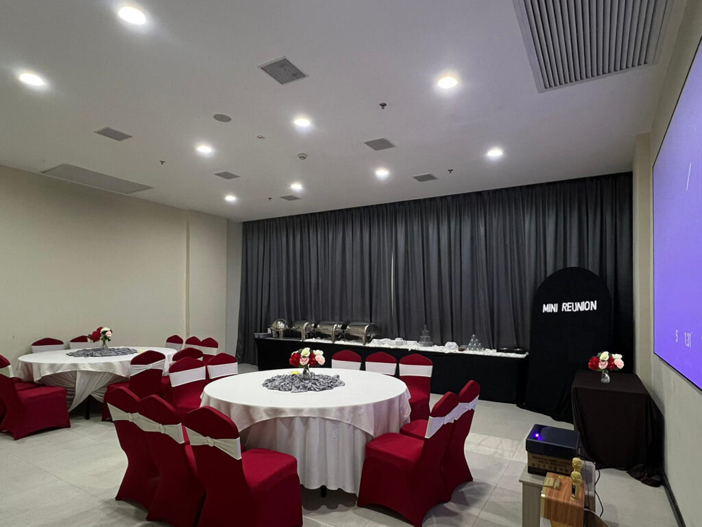 Living Hall III at Livingston Hotel Sandakan on Level 2 set up for private gatherings