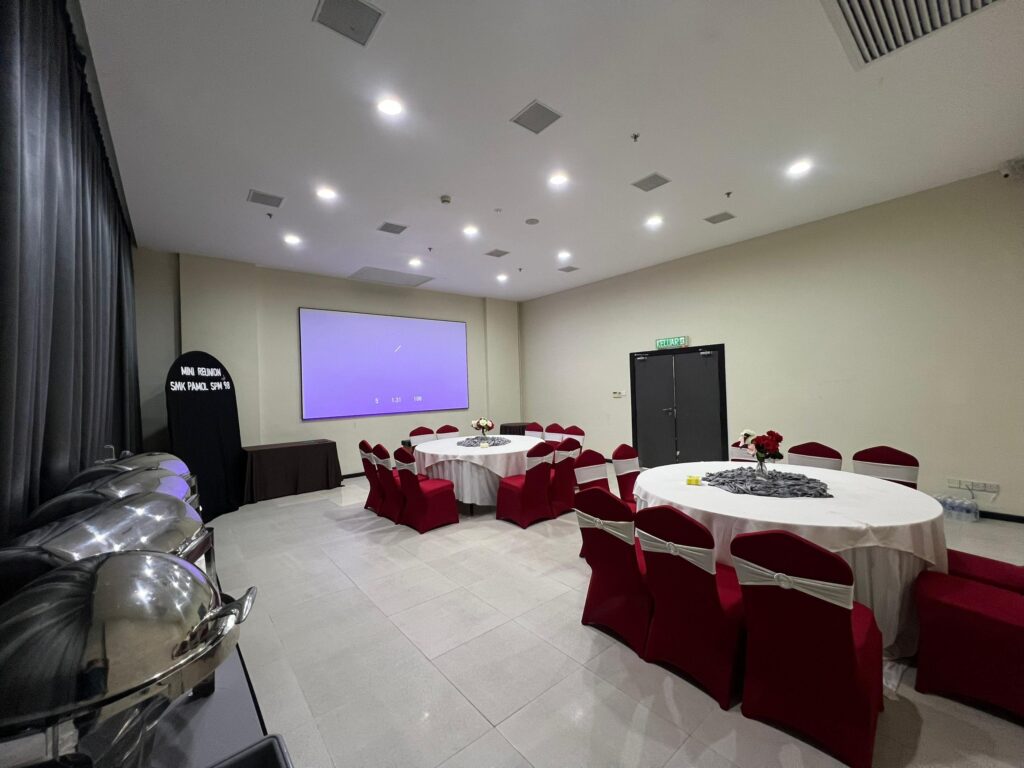 Living Hall III at Livingston Hotel Sandakan on Level 2 showing projector and event setup