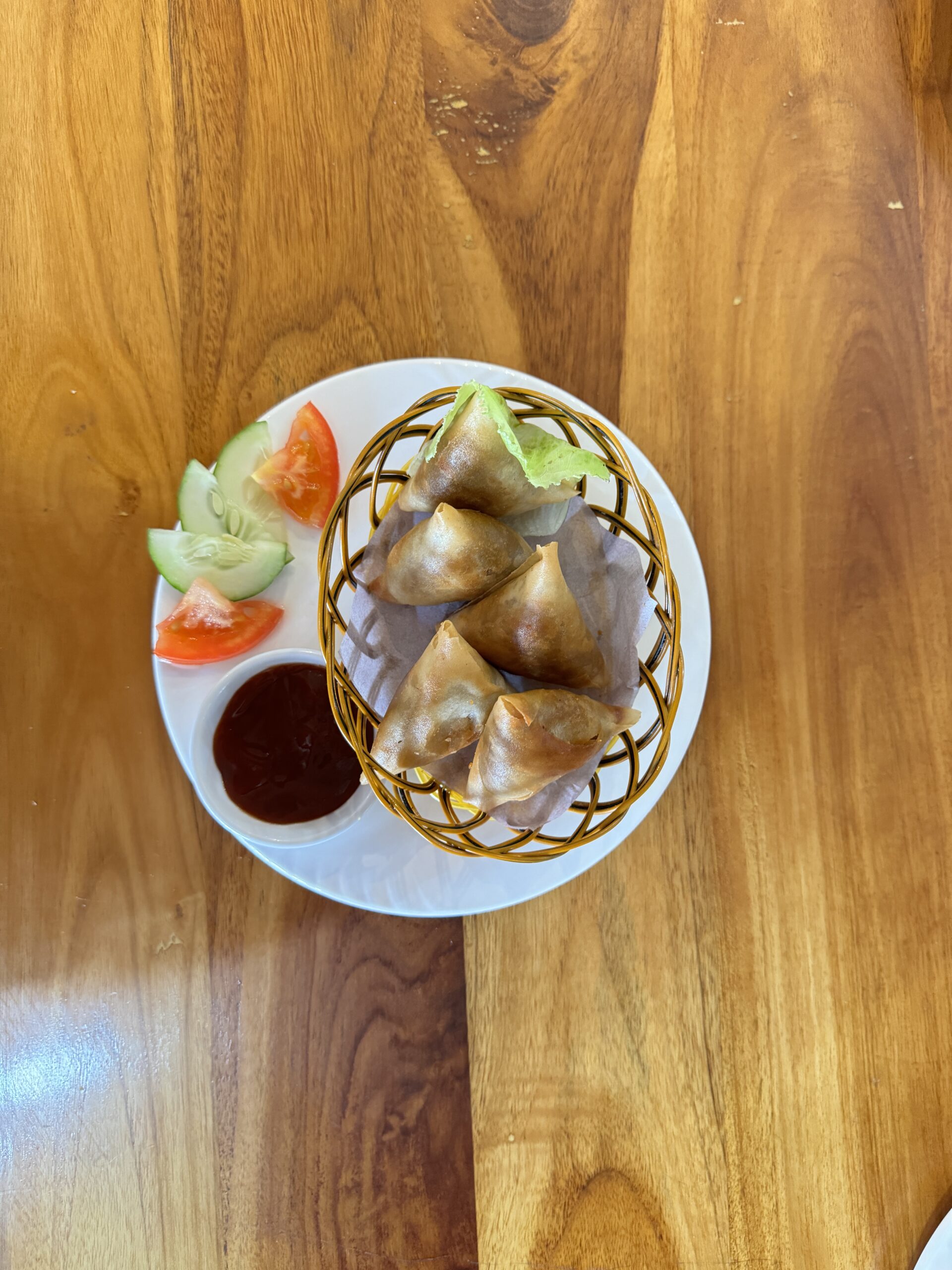 Samosa at The Living Delight